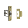 Adjustable Tongue Roller Latch - Brushed Brass Finish