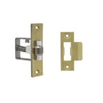 Adjustable Tongue Roller Latch - Brushed Brass Finish