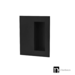 Matt Black 70mm Square Flush Pull - Ryan Series