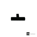 Matt Black kitchen Handle (64mm) - Russell Series