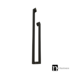 1200mm Back to Back 800mm Door Pull Handles - Matt Black Finish