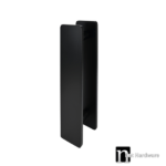 400mm x 100mm Matt Black Entry Door Plate (Pair)- King Series