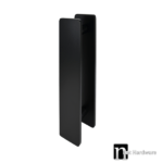 600mm x 100mm Matt Black Entry Door Plate (Pair)- King Series