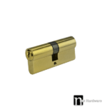 70mm Euro Double Cylinder - Brushed Brass Finish