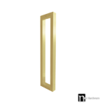 Brushed Brass Door Pull Handle (Pair) 1000mm - Gilchrist Series