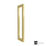 Brushed Brass 1200mm Door Pull Handle (Pair) - Gilchrist Series