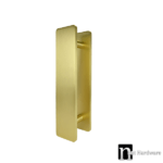 400mm Brushed Brass Door Pull Plate (Pair)- King Series
