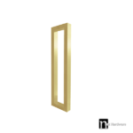 Brushed Brass Door Pull Handle (Pair) 600mm - Gilchrist Series