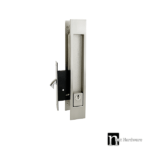 Sliding Door Lockset with Elongated Flush Pulls