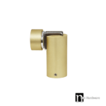 Round Magnetic Door Stops - Pale Gold Finish