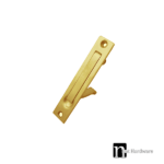 Spring Loaded Cavity Door Pull - Brushed Brass Finish