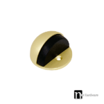 Moon Shaped Door Stops - Pale Gold Finish