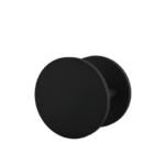 Matt Black 150mm Round Plate Door Pulls (Pair) - Nash Series