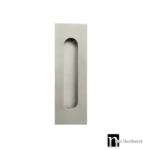 150mm Sliding Door Flush Pull with Oval Grip