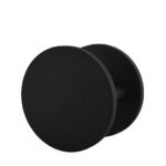 Matt Black Circular Plate Door Pulls (Pair) 250mm - Nash Series