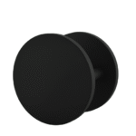 Matt Black 300mm Round Plate Door Pulls (Pair) - Nash Series
