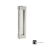 Large Sliding Flush Pull Pair (245mm x 55mm) - Satin Nickel Finish
