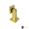 Square Magnetic Door Stop - Brushed Brass Finish