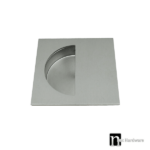 90mm x 90mm Sliding Flush Pull - Stainless Steel