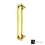 Brushed Brass 1000mm Entry Door Pulls (Pair) - Graham Series