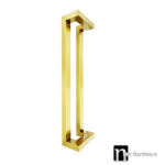 Brushed Brass 1200mm Entry Door Pulls (Pair) - Graham Series