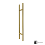 Antique Brass Finish 1200mm Door Pull Handles (Pair) - Bisset Series