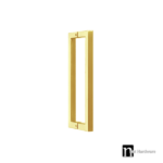 Brushed Brass Door Pull Handle (Pair) 300mm - Gilchrist Series