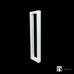 White Finish Door Pull Handle (Pair) 800mm - Gilchrist Series