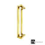 Brushed Brass 800mm Entry Door Pulls (Pair) - Graham Series