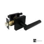 Torrens Series Passage Lever Set - Matt Black Finish