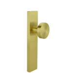 Brushed Brass Finish Dummy Door Knob - Jasper Series