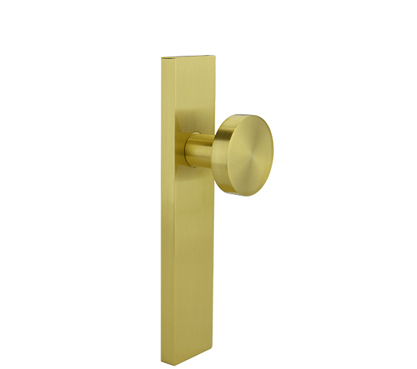 Brushed Brass Finish Dummy Door Knob - Jasper Series