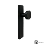Matt Black Dummy Door Knob - Jasper Series