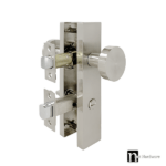 Stainless Steel Finish Privacy Door Knob Set  - Jasper Series