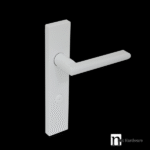 White Finish Door Privacy Lever Set – Gippsland Series