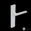 White Finish Door Passage Lever Set – Gippsland Series