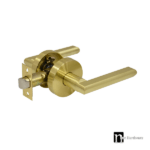 St Clair Series Passage Lever Set - Brushed Brass Finish