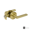 St Clair Series Privacy Lever Set - Brushed Brass Finish