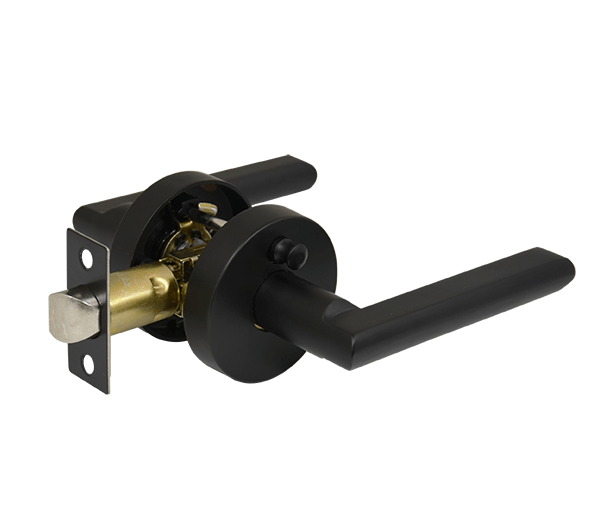 St Clair Series Privacy Lever Set - Matt Black Finish