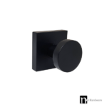 Matt Black Dummy Door Knob  - Jasper Series