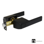 McKenzie Series Entrance Handle Set - Matt Black Finish