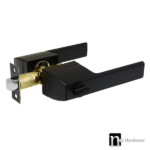 McKenzie Series Privacy Lever Set - Matt Black Finish