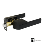 McKenzie Series Passage Lever Set - Matt Black Finish