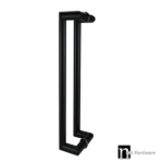1000mm Matt Black Entry Door Pulls (Pair) - Stella Series