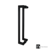 600mm Matt Black Entry Door Pulls (Pair) - Stella Series