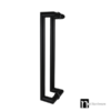 800mm Matt Black Entry Door Pulls (Pair) - Stella Series