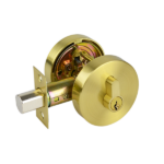 Brushed Brass Double Cylinder Deadbolt - Cooloola Series