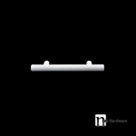 Pure White Finish kitchen Handle (128mm) - Omen Series