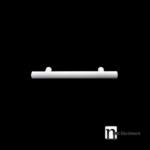 Pure White Finish kitchen Handle (160mm) - Omen Series