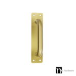 200mm Push and Pull Door Plate - Antique Brass Finish
